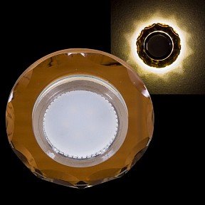 Встраиваемый светильник Reluce  коричневый арт. 14006-9.0-001LD MR16+LED3W TEA