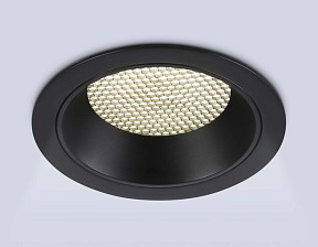 Встраиваемый светильник Ambrella Light TN черный арт. TN49507