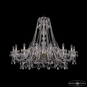 Подвесная люстра Bohemia Ivele Crystal 1411 золото арт. 1411/16/460 G