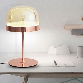 Настольная лампа декоративная Imperiumloft Noten Tab H415 Rose Gold золото арт. NOTEN-TAB01
