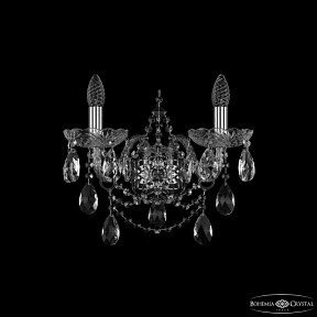 Бра Bohemia Ivele Crystal 1411 никель арт. 1411B/2/160/XL Ni