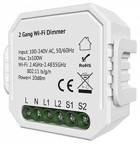 Контроллер Denkirs Relay белый арт. RL1004-DM/1