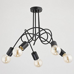Люстра на штанге ADILUX Tango Black черный арт. 23175