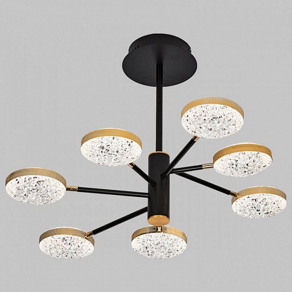 Люстра на штанге Imex Ramiro черный арт. PLC-7050-750