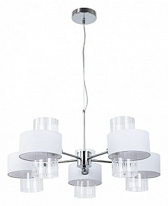 Подвесная люстра Arte Lamp Fantasia серый арт. A4076LM-5CC