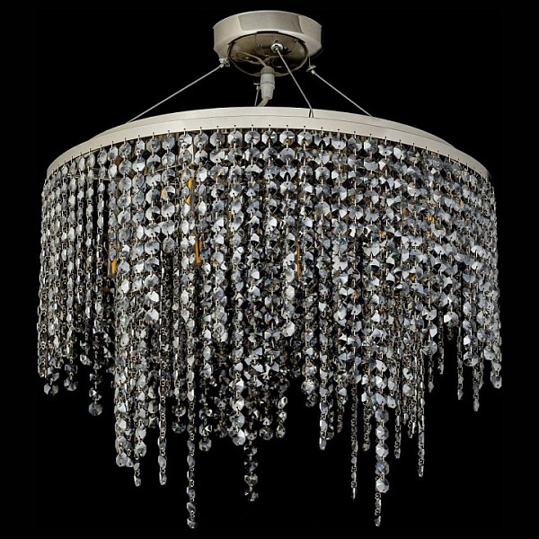 Подвесная люстра Arti Lampadari Milano никель арт. Milano E 1.5.D50.503 N