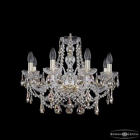 Подвесная люстра Bohemia Ivele Crystal 1411 золото арт. 1411/8/195 G K801