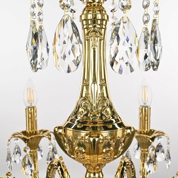 Подвесная люстра Bohemia Ivele Crystal AL7901 золото арт. AL79101/8/250 B G