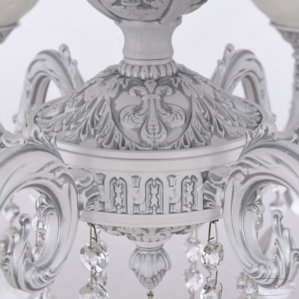 Подвесная люстра Bohemia Ivele Crystal AL7901 белый арт. AL79101/6/175 B WMN P1 U Angel