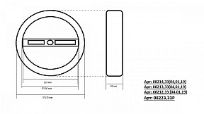 Подвесной светильник Kink Light Тор золото арт. 08223,33P(3000K)
