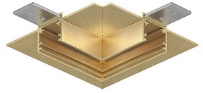 Соединитель для треков Denkirs SHINE HIDE латунь арт. TR5705-SB