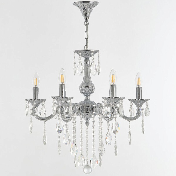 Подвесная люстра Bohemia Ivele Crystal AL7801 никель арт. AL78101/6/175 B NW
