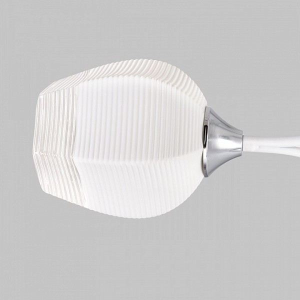 Люстра на штанге Imex MD.4881 белый арт. MD.4881-3-S WH+CH