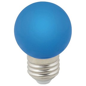 Лампа светодиодная Volpe Sky  арт. LED-G45-1W/BLUE/E27/FR/С