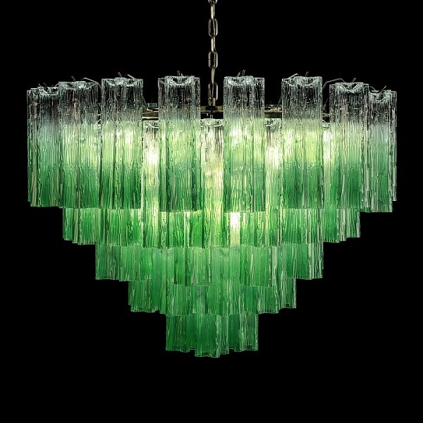 Подвесная люстра Loft it Murano бронза арт. 10580/800 Clear green