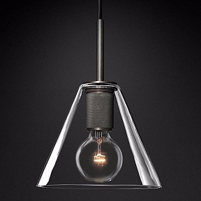 Подвесной светильник Imperiumloft Rh Utilitaire Funnel Pendant бронза арт. 40.2337