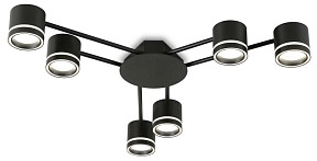 Потолочная люстра Ambrella Light FL черный арт. FL71516