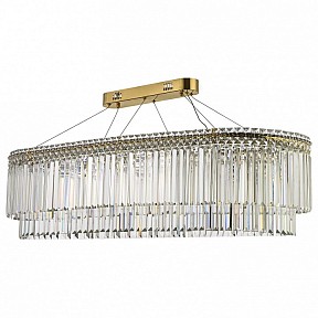Подвесная люстра Arti Lampadari Ovindoli Nickel золото арт. Ovindoli L 1.5.120x40.101 G