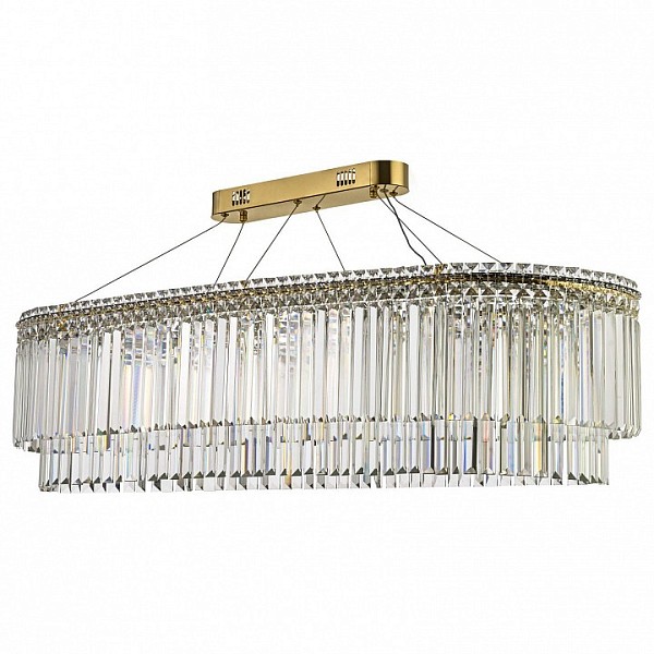 Подвесная люстра Arti Lampadari Ovindoli Nickel золото арт. Ovindoli L 1.5.120x40.101 G