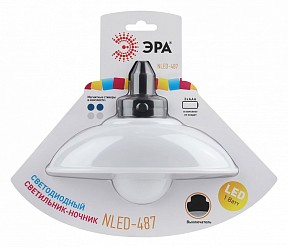 Ночник Эра NLED-487 белый арт. Б0051474