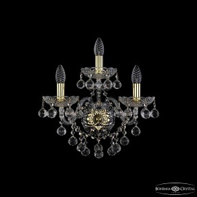 Бра Bohemia Ivele Crystal 1409 золото арт. 1409B/2+1/160/XL G