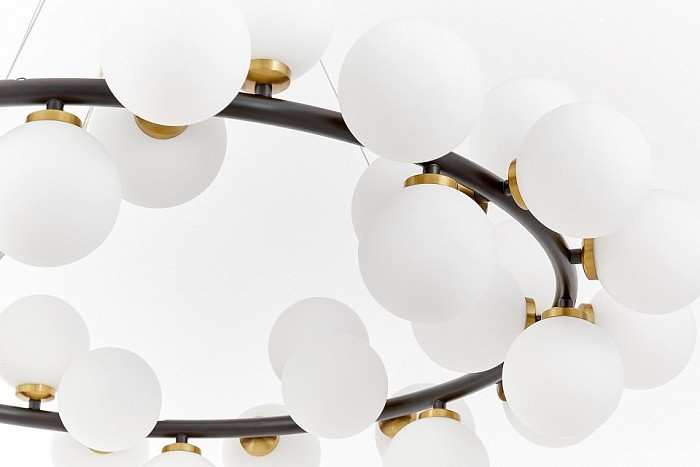 Подвесная люстра LUMINA DECO MARSIADA черный арт. LDP 6033-40 BK+MD