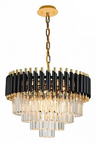 Подвесной светильник Natali Kovaltseva DARIAN золото арт. DARIAN 76017/10C GOLD BLACK