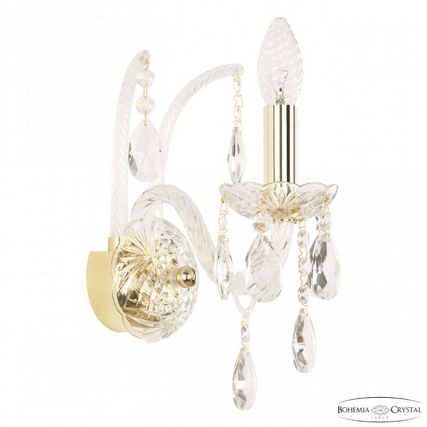 Бра Bohemia Ivele Crystal 105 золото арт. 105B/1/141 G