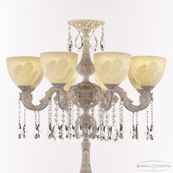 Торшер Bohemia Ivele Crystal AL7901 белый арт. AL79101T/8/175 A WMN P1 U Angel