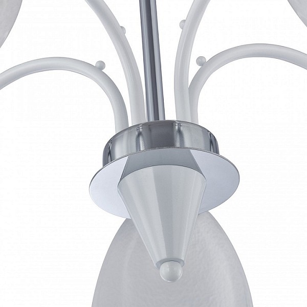 Люстра на штанге Arte Milano Napoli-326008 белый арт. 326008/5 WH+CR