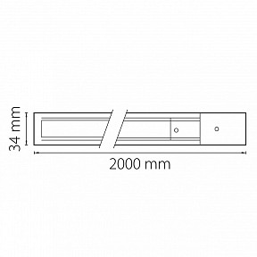 Трек Lightstar Barra черный арт. 502028