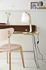 Настольная лампа декоративная Lucide Nordic коричневый арт. 06502/81/31