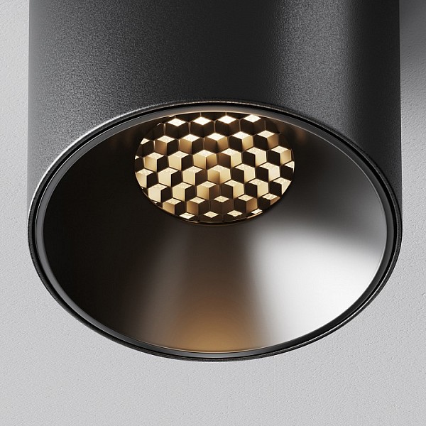 Накладной светильник Maytoni Alfa LED черный арт. C064CL-5W3K-RD-B