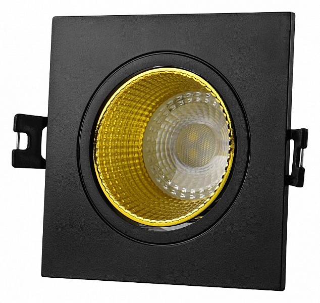 Встраиваемый светильник Denkirs DK3020BYE  арт. DK3071-BK+YE
