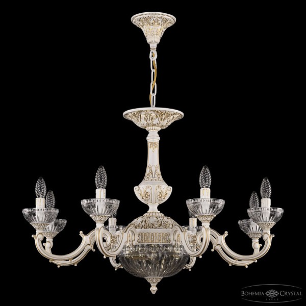 Подвесная люстра Bohemia Ivele Crystal AL7801 белый арт. AL78101P/8/250 WMG P Clear/M-1G