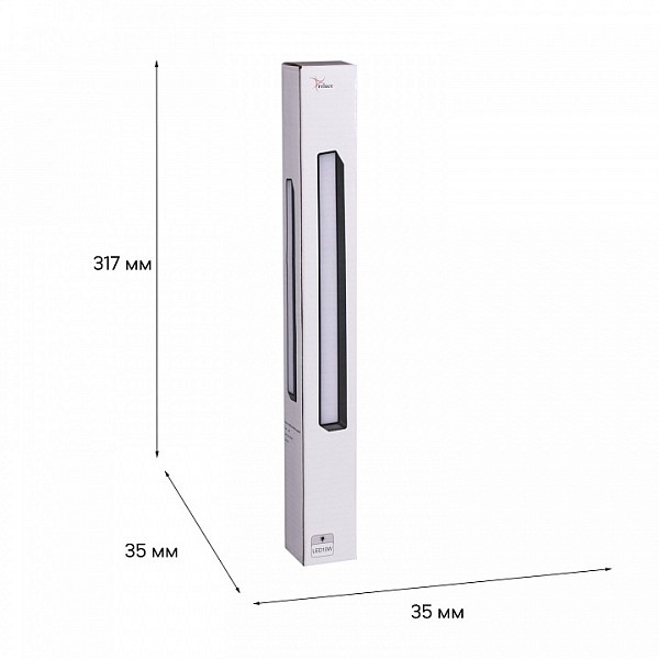 Накладной светильник Reluce  черный арт. 13003-9.3-001UR magnetic LED10W BK
