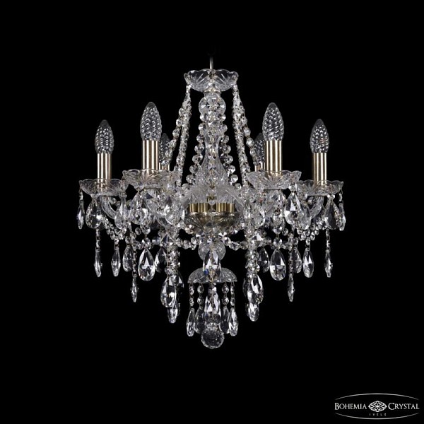 Подвесная люстра Bohemia Ivele Crystal 1415 золото арт. 1415/6/165 Pa