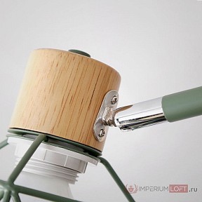 Люстра на штанге Imperiumloft Corf Green зеленый арт. CORF-B01