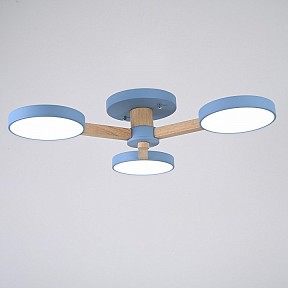 Люстра на штанге Imperiumloft TURNA Blue голубой арт. TURNA01