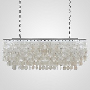 Подвесной светильник Imperiumloft Rectangle Shell Chandelier 2 Cascades хром арт. 40.1836