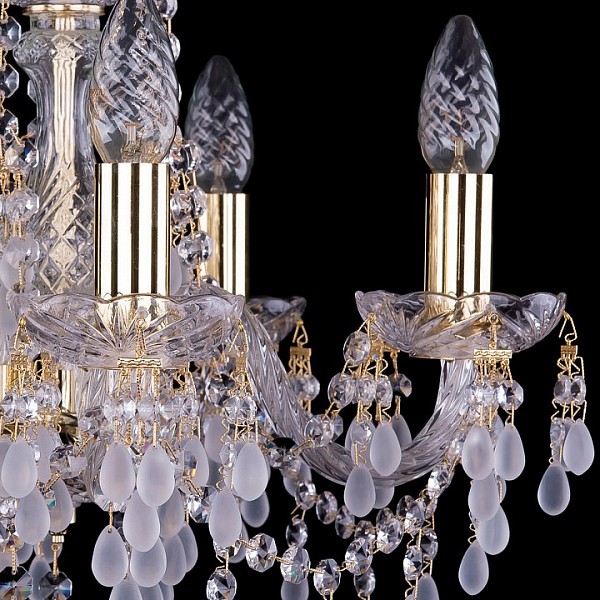 Подвесная люстра Bohemia Ivele Crystal 1410 золото арт. 1410/5/141/G/V0300