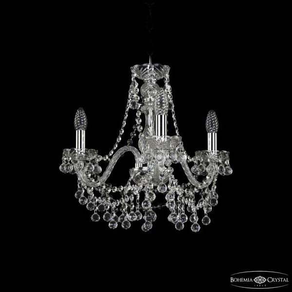 Подвесная люстра Bohemia Ivele Crystal 1409 никель арт. 1409/3/160 Ni