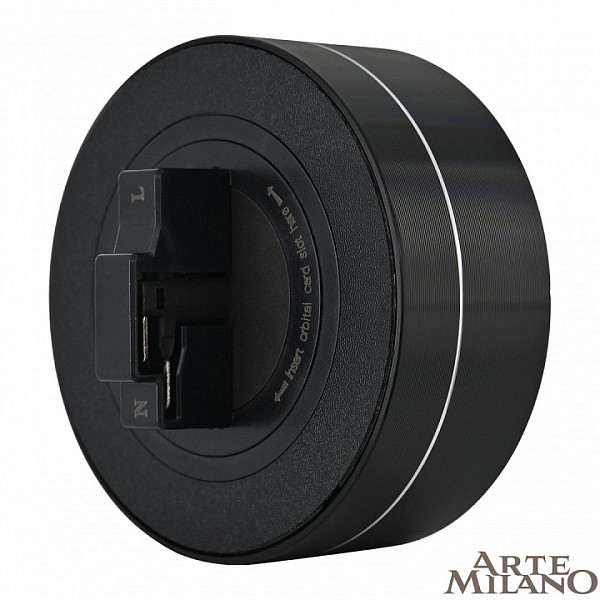 Накладной светильник Arte Milano Am-track-sockets черный арт. 380011TL/Light Black