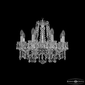 Подвесная люстра Bohemia Ivele Crystal 1403 никель арт. 1403/8/160 Ni