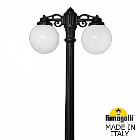 Фонарный столб Fumagalli Globe 250 черный арт. G25.157.S20.AYE27DN