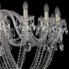 Подвесная люстра Bohemia Ivele Crystal 1402 золото арт. 1402/20/530/XL-164/G