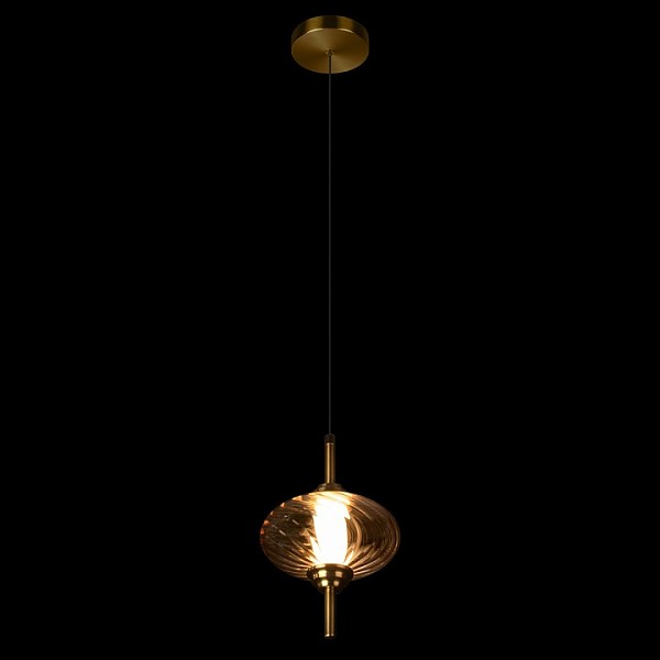 Подвесной светильник Loft it Helix бронза арт. 10421/C Amber