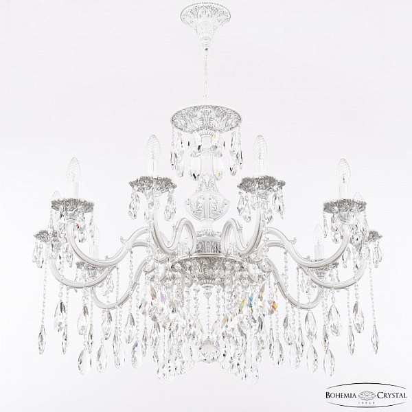Подвесная люстра Bohemia Ivele Crystal AL7801 металл арт. AL78101/10/300 A WMN