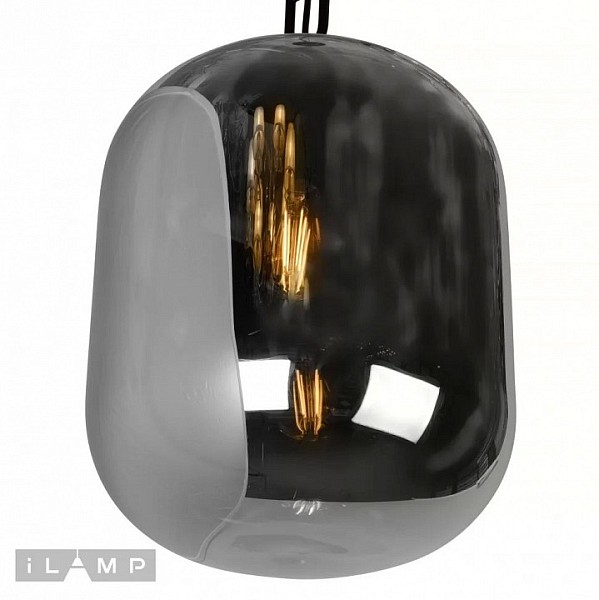 Подвесной светильник iLamp Mono черный арт. 8792L/1P GR+BK