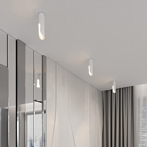 Накладной светильник Elektrostandard Apex белый арт. 25113/LED 7W 3000K белый